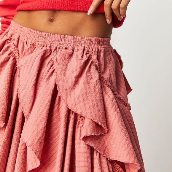 Rare Free People Rock The Runway Tiered Maxi - Picture 3 of 10